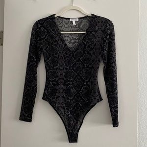 Womens Long Sleeve Bodysuit